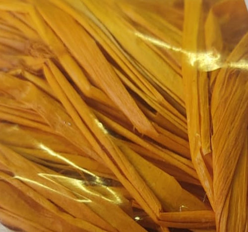 RAYHER - FASCIO DI RAFIA NATURALE NATURBAST 25gr - COLORE ARANCIONE