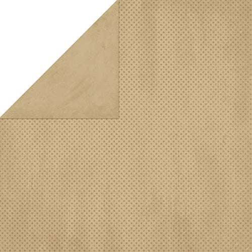 BOBUNNY - CARTONCINO STRUTTURATO FRONTE/RETRO DOUBLEDOT 12x12CM - COLORE CAFFE'