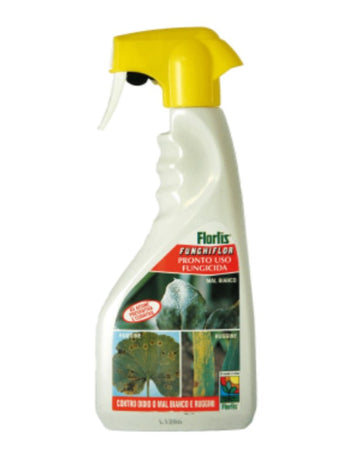 FLORTIS - 500ml - FUNGICIDA SPRAY PRONTO ALL'USO "APPEL" - PER PIANTE ORNAMENTALI E GIARDINO