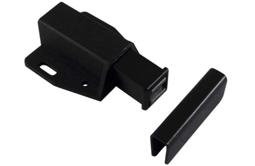 CHIUSURA MAGNETICA PER ANTE HI-FI - CON RISCONTRO E VITI - COLORE NERO
