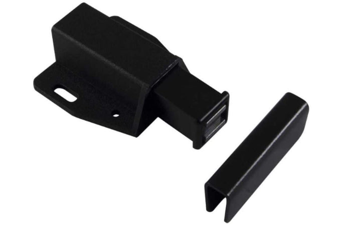 CHIUSURA MAGNETICA PER ANTE "HI-FI" - CON RISCONTRO E VITI - COLORE NERO