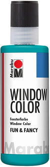 MARABU - FUN&FANCY COLORE A BASE D'ACQUA PER VETRI 8OML - COLORE TURCHESE 098