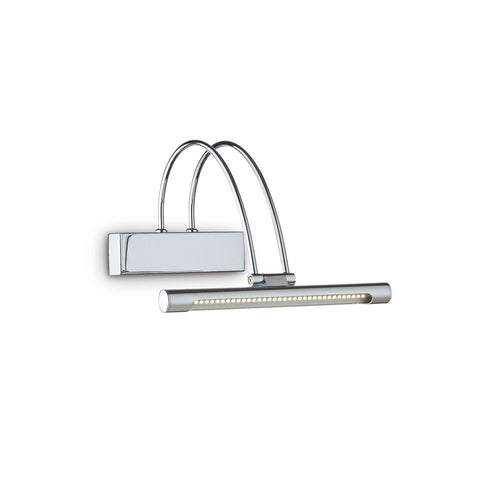 Applique Contemporanea Bow Metallo Cromo Led 2,5W Luce Calda