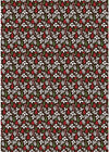 RAYHER - FOGLIO ADESIVO IN TESSUTO FABRIC STICKER 210MMx297MM - NATALIZIO