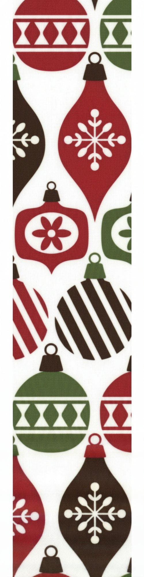 RAYHER - NASTRO IN TESSUTO FABRIC TAPE 15MMx5MT - PALLINE DI NATALE