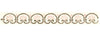 CALAMBOUR - COLLEZIONE EASY STENCIL A4 21x29,70CM - BORDURA - CODICE 107