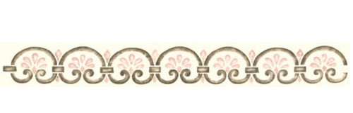 CALAMBOUR - COLLEZIONE EASY STENCIL A4 21x29,70CM - BORDURA - CODICE 107