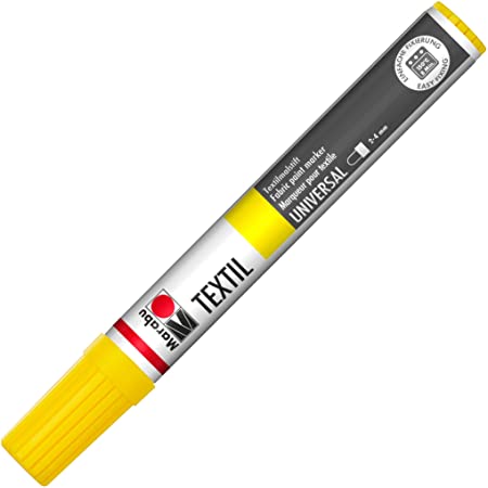 MARABU - PENNARELLO TEXTIL PAINTER - CON PUNTA 2-4MM - COLORE GIALLO 019