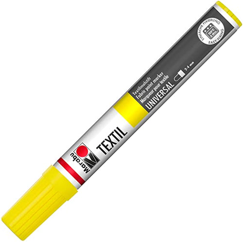 MARABU - PENNARELLO TEXTIL PAINTER - CON PUNTA 2-4MM - COLORE GIALLO LIMONE 020