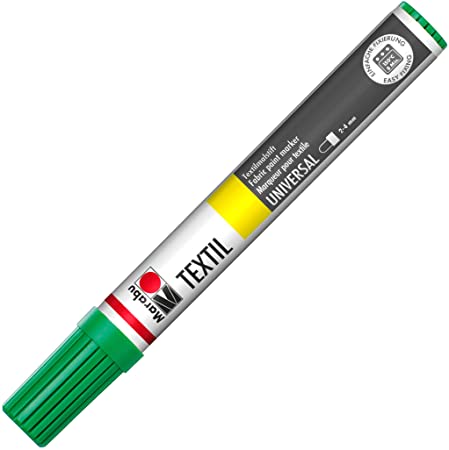 MARABU - PENNARELLO TEXTIL PAINTER - CON PUNTA 2-4MM - COLORE VERDE CHIARO 062