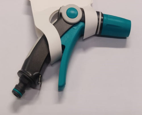 PISTOLA PER IRRIGAZIONE JET EASY PLUS A 3 GETTI CON PINZA - COLORE AZZURRO/NERO