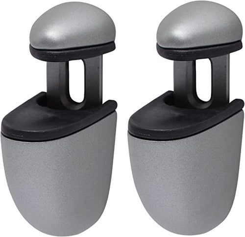 DURALINE - REGGIMENSOLA PER VETRO ELECT MINI MATT SILVER CON BRETELLE 4-24MM - MAX 20CM - MAX 20KG - COLORE GRIGIO OPACO
