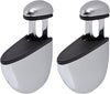 DURALINE - REGGIMENSOLA PER VETRO SELECT CHROME CON BRETELLE 4-24MM - MAX 25CM - MAX 25KG - CROMATA