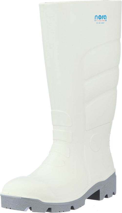 NORA - STIVALI IN POLIURETANO LINEA MAX PU TAGLIA 39 - COLORE BIANCO/GRIGIO