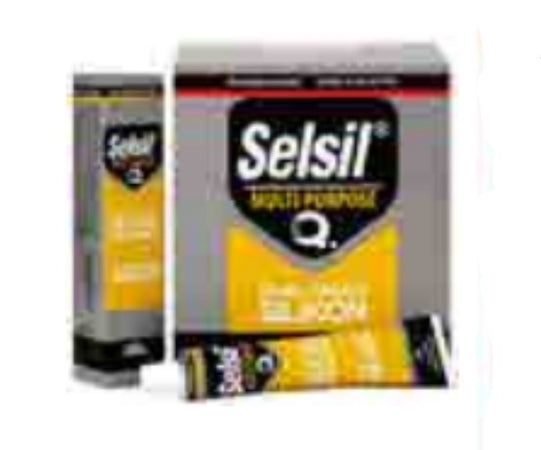 SELSIL - SILICONE ACETATO UNIVERSALE "PLUS" 50ML - TRASPARENTE