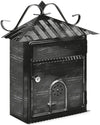 TECHNOMAX - CASSETTA POSTALE NINFA - STRUTTURA IN ACCIAIO ANTICORROSIONE 35,5x28,5x11,5CM - IN FERRO BATTUTO