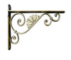 VECA - REGGIMENSOLA LINEA BAROCCO PER ARREDO CASA IN ZAMA 24CM - COLORE OTTONE ANTICATO