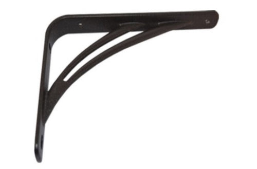 VECA - REGGIMENSOLA LINEA LIBERTY PER ARREDO CASA IN ZAMA 25CM - COLORE NERO MICACEO