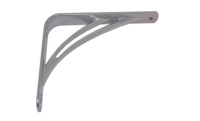 VECA - REGGIMENSOLA LINEA LIBERTY PER ARREDO CASA IN ZAMA 25CM - COLORE ALLUMINIO METALLIZZATO