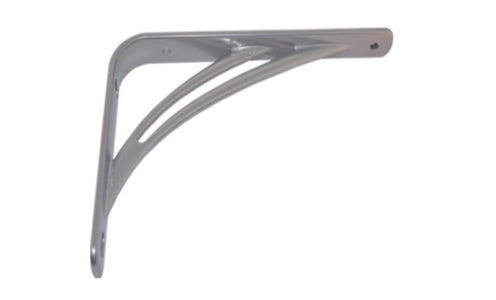 VECA - REGGIMENSOLA LINEA "LIBERTY" PER ARREDO CASA IN ZAMA 25CM - COLORE ALLUMINIO METALLIZZATO