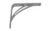 VECA - REGGIMENSOLA LINEA LIBERTY PER ARREDO CASA IN ZAMA 25CM - COLORE ALLUMINIO METALLIZZATO