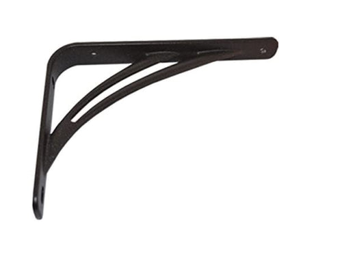 VECA - REGGIMENSOLA LINEA LIBERTY PER ARREDO GARAGE IN ZAMA 30CM - COLORE NERO MICACEO