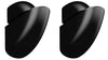 BOLIS ITALIA - COPPIA DI REGGIMENSOLE LINEA GONDOLA 6CM - CON ABS PORTATA 20kg - IN PLASTICA RESISTENTE COLORE ARGENTO
