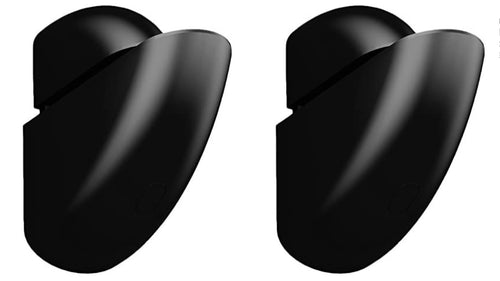 BOLIS ITALIA - COPPIA DI REGGIMENSOLE LINEA GONDOLA 6CM - CON ABS PORTATA 20kg - IN PLASTICA RESISTENTE COLORE ARGENTO
