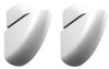 BOLIS ITALIA - COPPIA DI REGGIMENSOLE LINEA GONDOLA IN PLASTICA RESISTENTE 6CM - TENUTA MASSIMA 20kg - COLORE BIANCO