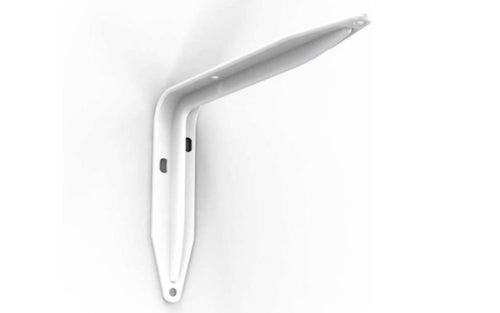 BOLIS ITALIA - REGGIMENSOLA LINEA EUROPA 34CM - PORTATA MASSIMA 20kg - IN ACCIAIO VERNICIATO COLORE BIANCO