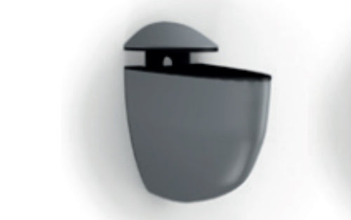 BOLIS ITALIA - COPPIA REGGIMENSOLE PER VETRO LINEA PIKKIO - IN ZAMA LEGGARA ALLUMINIO - PORTATA MASSIMA 20kg **
