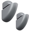 BOLIS ITALIA - COPPIA DI REGGIMENSOLE LINEA GONDOLA - CON ABS PORTATA 20kg - IN PLASTICA RESISTENTE COLORE ARGENTO