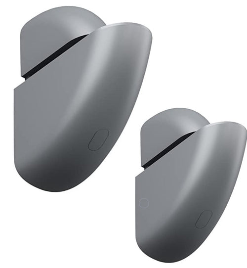 BOLIS ITALIA - COPPIA DI REGGIMENSOLE LINEA GONDOLA - CON ABS PORTATA 20kg - IN PLASTICA RESISTENTE COLORE ARGENTO