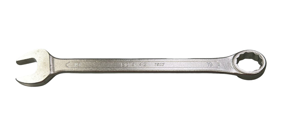 BETA - 42/19 CHIAVE COMBINATA A FORCHETTA E POLIGONALE 19X19MM ITALY