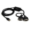 Startech.com cavo adattatore rs-232 usb ftdi a seriale 2 porta, con interfaccia com - ICUSB2322F