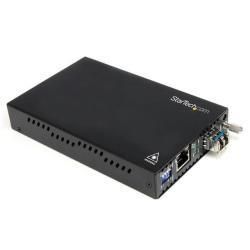 Startech.com convertitore media ethernet gigabit in fibra monomodale sc 40 km -1000 mbps - ET91000SM402