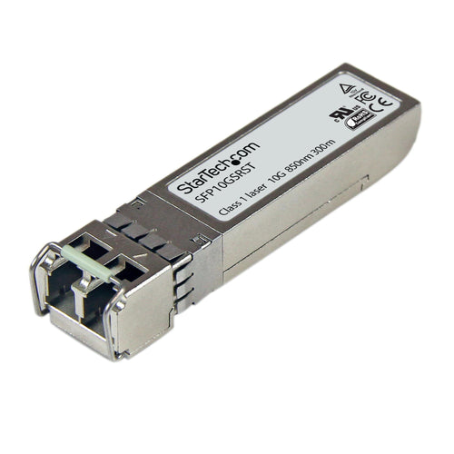 Startech.com modulo sfp+ compatibile con cisco sfp-10g-sr - 10gbase-sr - ricetrasmettitore ottico mmf multimodale in fibra 10gbe - 10ge gigabit ethernet sfp+ - lc 300m - 850nm - ddm cisco firepower, asr9000, c9300 - SFP10GSRST