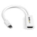 Startech.com adattatore mini displayport a hdmi attivo 2.0 4k 30hz - convertitore video mdp 1.2 a hdmi - dongle mini dp o thunderbolt 1/2 mac/pc a hdmi per monitor/tv/display - bianco - MDP2HD4KSW