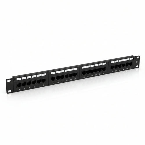Startech.com patch panel cat 6 a 24 porte 1u - pannello di cablaggio per rete cat6 - C6PANEL24