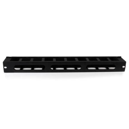 Startech.com pannello gestione cavi 1u orizzontale per armadi rack 19\" - pannello passacavi orizzontale con fessure e coperchio - sistema di gestione cavi/canalina per rack 19 pollici - CMDUCT1UX