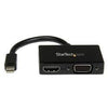 Startech.com adattatore mini displayport a hdmi e vga - convertitore audio/video da viaggio mdp 2 in 1 - 1920x1200 / 1080p - MDP2HDVGA