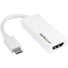 Startech.com adattatore video usb-c a hdmi - m/f - ultra hd 4k - bianco - CDP2HDW