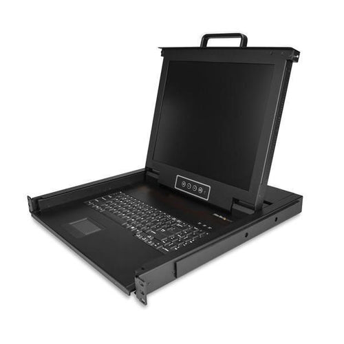 Startech.com console kvm per armadio rack - monitor lcd 17\ - kvm switch vga a 1 porta - montabile a rack - cassetto kvm universale 1u lcd con cavi - supporto usb - tastiera inglese qwerty - 50.000 mtbf - RKCONS1701