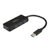 Startech.com hub usb 3.0 a 4 porte - mini hub usb con porta di ricarica - include adattatore di alimentazione - ST4300MINI