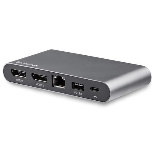 Startech.com docking station usb-c per portatili windows - 2 x 4k dp - 100w pd 3.0 - DK30C2DAGPD