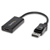 Startech.com adattatore displayport a hdmi 4k 60hz - convertitore video attivo da dp 1.4 a hdmi 2.0 - dongle/cavo adattatore per monitor/tv/display hdmi - connettore dp a scatto - DP2HD4K60H
