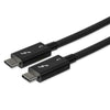 Startech.com cavo thunderbolt 3 da 80 cm, 40gbps, 100w pd, 4k/5k, certificato thunderbolt, compatibile con thunderbolt 4/usb 3.2/dp alt mode/usb4 - TBLT34MM80CM