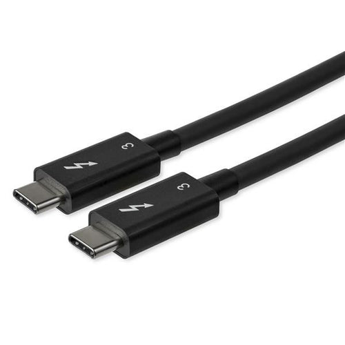 Startech.com cavo thunderbolt 3 da 80 cm, 40gbps, 100w pd, 4k/5k, certificato thunderbolt, compatibile con thunderbolt 4/usb 3.2/dp alt mode/usb4 - TBLT34MM80CM