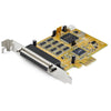 Startech.com scheda seriale pci express a 8 porte - scheda adattatore seriale pcie rs232 - scheda di espansione/controller card seriale db9 9pin - 16c1050 uart - protezione sovratensioni esd 15kv - windows & linux - PEX8S1050