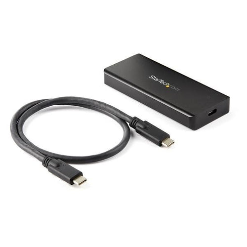 Startech.com enclosure ssd pcie m.2 nvme usb-c 10 gbps - custodia esterna robusta in alluminio m.2 pcie m-key classificazione ip67 - lettura / scrittura 1 gb / s - supporta 2230/2242/2260/2280 - compatibile tb3 - mac/pc - M2E1BRU31C